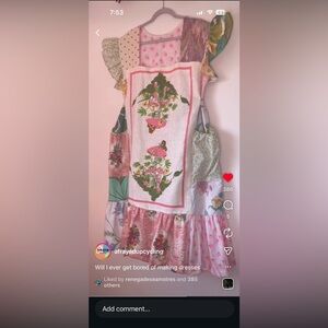 Floral Patchwork Dress